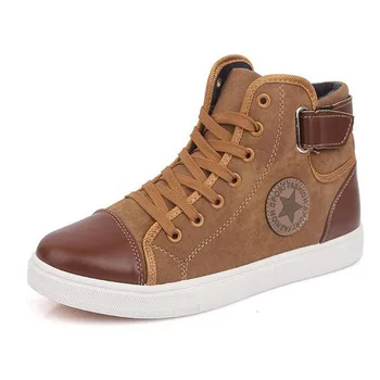 

Men Shoes Fasion Canvas Shoes Casual Autumn Man High Top High Quality Footwear Flat Shoes P8c15