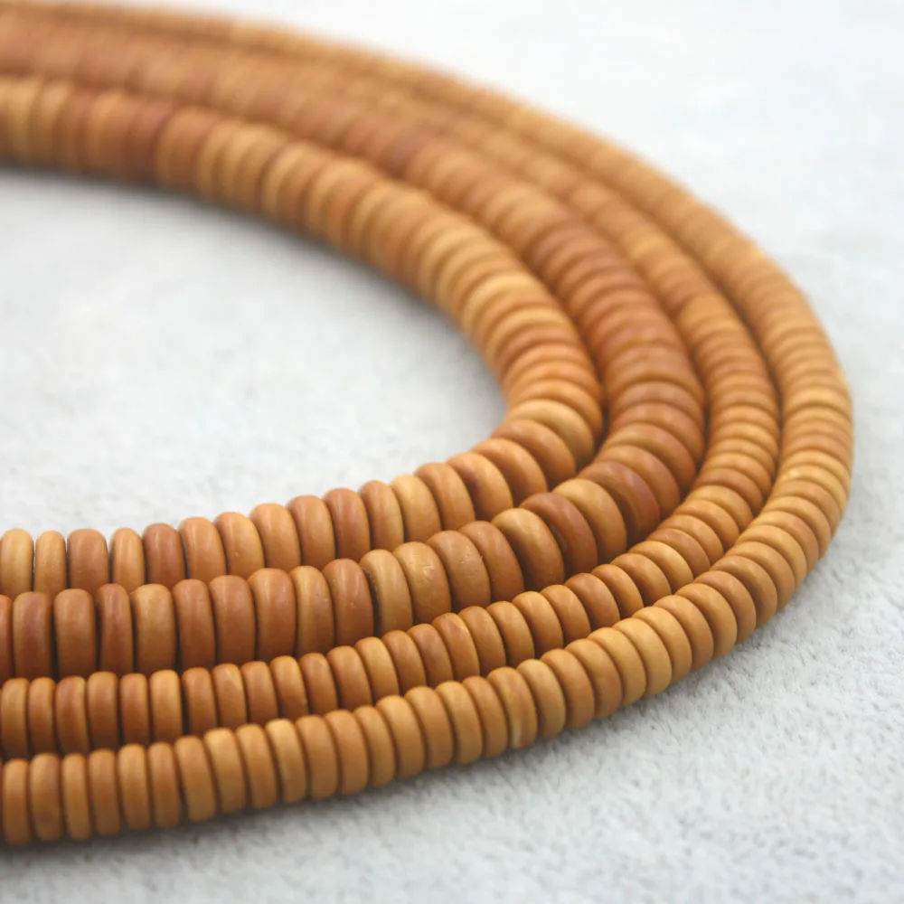 

Natural Olive Nut shells disc Spacer bead for jewelry making bracelet necklace accessories 6mm*2mm/8mm*2mm full strand wholesale