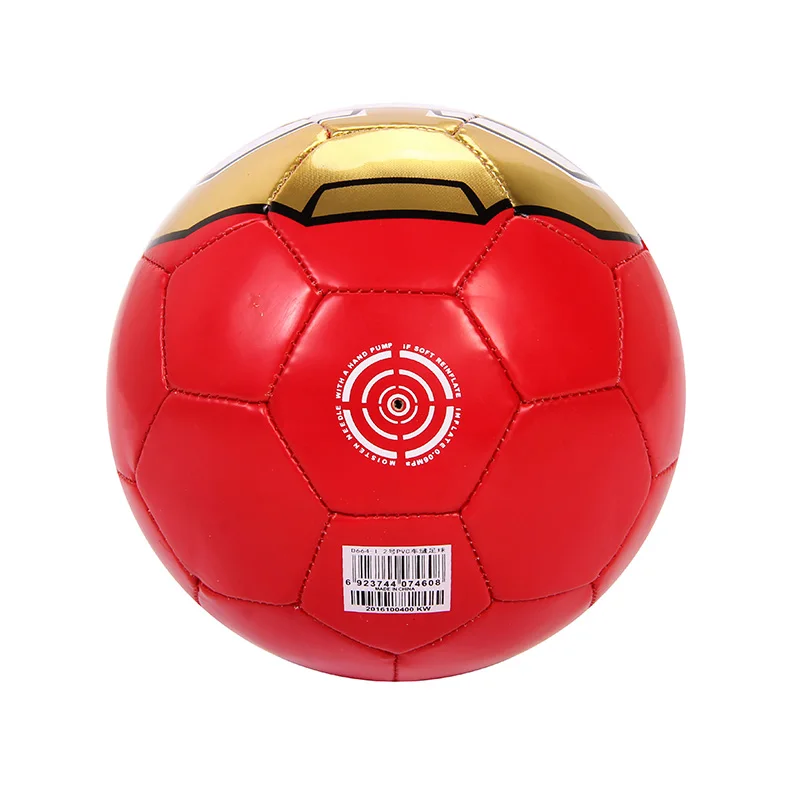 DISNEY Железный человек футбольный мяч дети мультфильм 15 см ПВХ официальный размер 2 дождь Открытый Спорт футбольный мяч оборудование