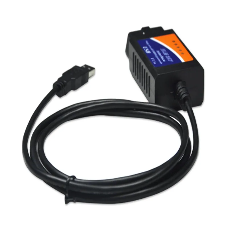 ELM327 OBD2 USB V1.5 автомобильный диагностический инструмент ELM 327 сканер OBD II чип Авто диагностический интерфейс сканер elm327 1,5 автомобиля OBD2