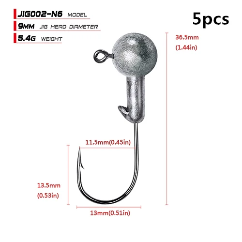 6g-5pcs 5 шт. Exposed открытый свинцовый джиг голова колючий рыболовный крючок рыболовные крючки для мягкой приманки anzol peche снасти - Цвет: 6g-5pcs