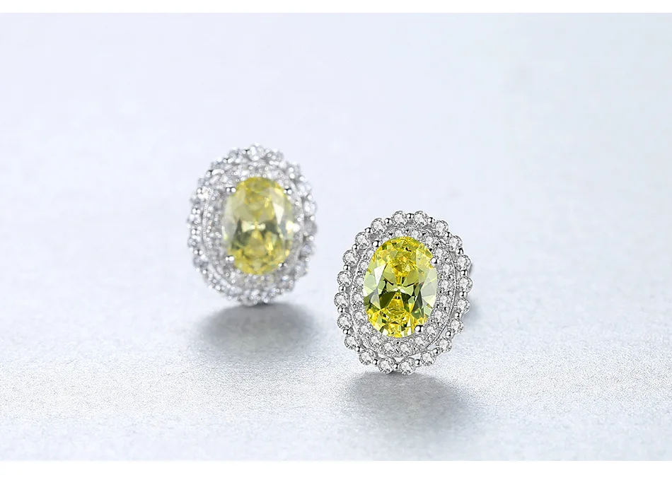 

New earrings S925 sterling silver zircon earrings fashion silver accessories PB02