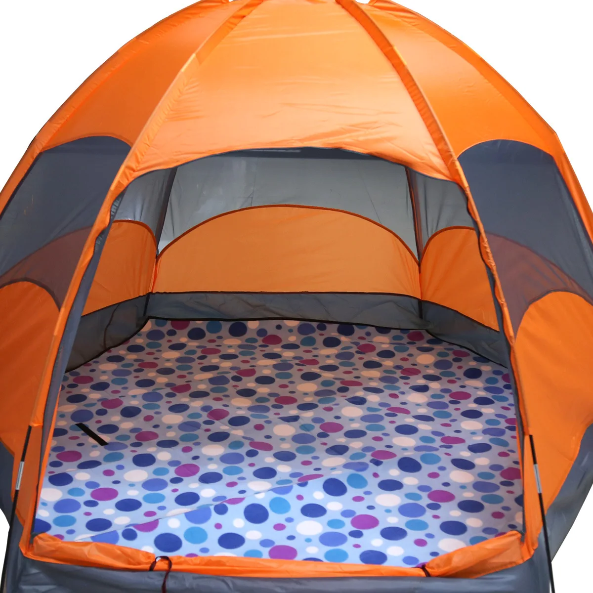 VILEAD 220*220cm Outdoor Camping Picnic Mat Suede Hexagonal Beach Mat