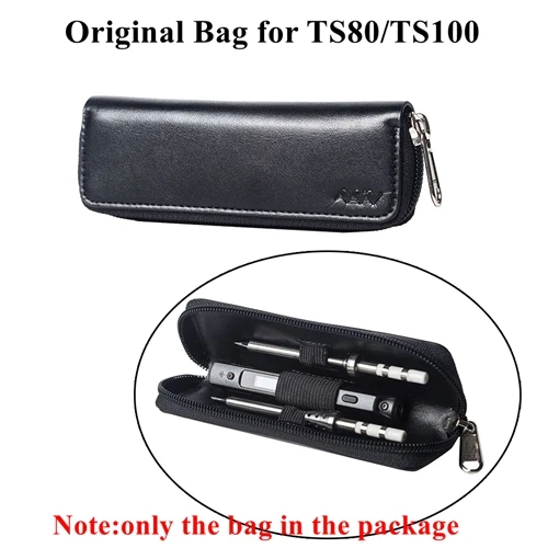 Портативный чехол для переноски маленькая сумка-Органайзер на молнии для инструментов TS100 TS80 паяльник ES120 ES121 электрическая отвертка - Цвет: TS100 Original Bag