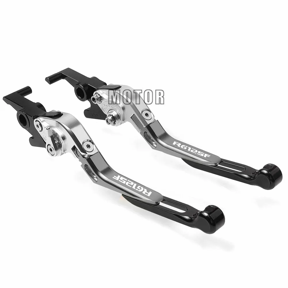 Мотоциклы интимные аксессуары для Suzuki RG 125F 1992 1993 1994 ЧПУ Регулируемый раздвижной, складной сцепные рычаги ручка ручки рулевые мотоциклов