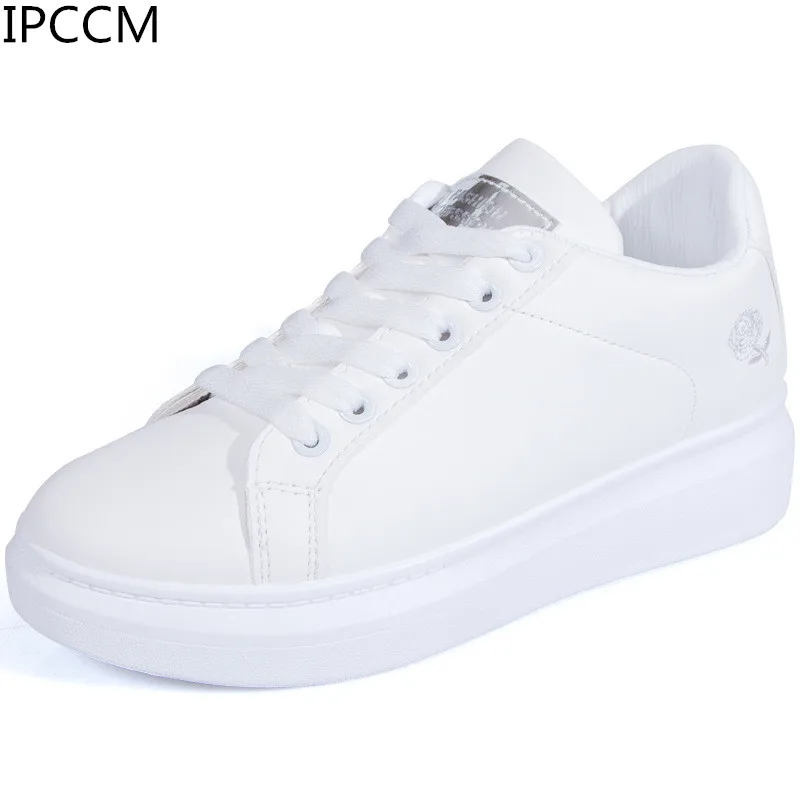 

2019 Spring New High Quality Korean Version Of Low To Help Soft Wild Sports Casual Students Flat Women's Small White Shoes