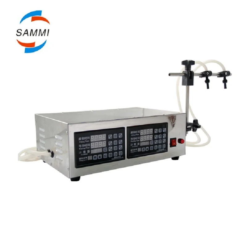 

double head 3-3000ml liquid filling machine, grape oil filling machine