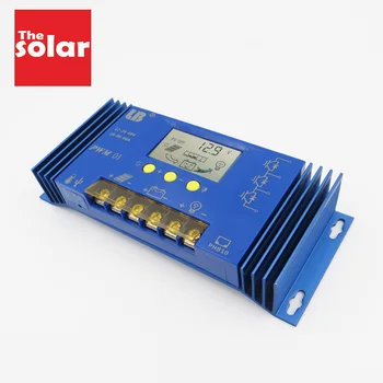 

LB Brand 40A 60A PWM Solar Panel Charge Controller Regulator LCD Display 12V/24V/48V Auto 40A Lithium iron battery Li Li-ion