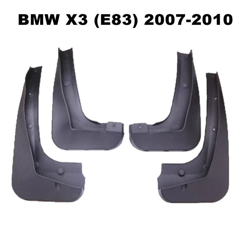 

4Pcs/Set Car Mudflaps Splash Guards Mud Flap Mudguards Fender For BMW X3 (E83) 2007 2008 2009 2010