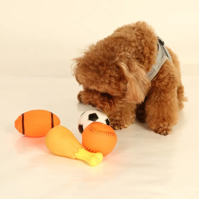 Pet Dog Toys Extra tough Rubber Ball Toy Funny Interactive Elasticity