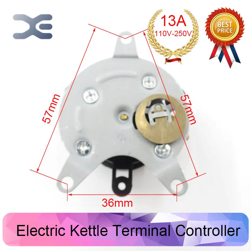T125 13A 110-250 В NC терминальный контроллер чайник термостат неиспользованные запасные части для электрического чайника EK1708