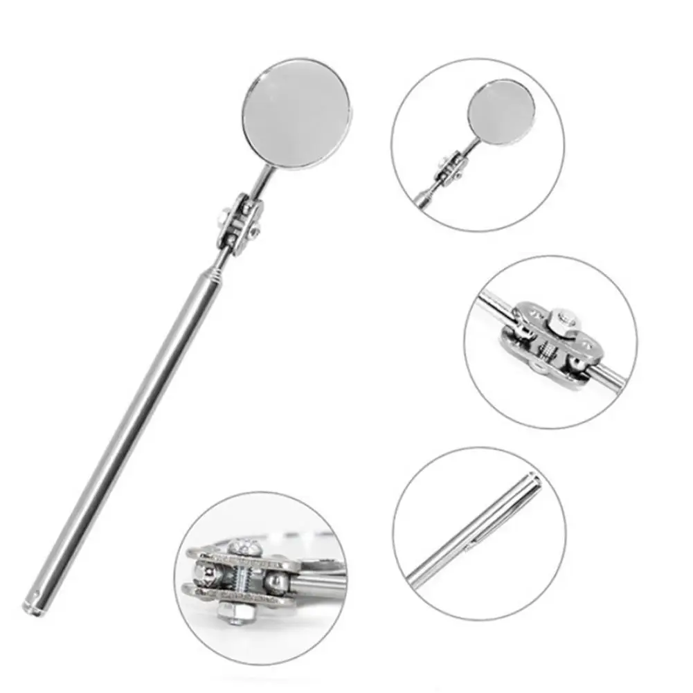 

1PC Car Maintenance Inspection Mirror Universal Folding Telescopic Reflector Welding Chassis Inspection Mirror