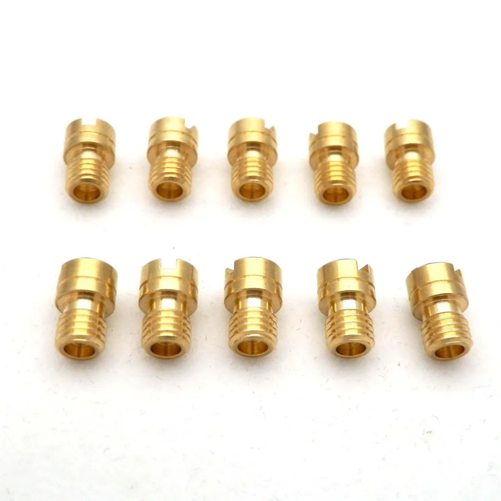 10X Small Round Head Main Jet PWC Jets 6mm for Mikuni SBN BSR Bandit250