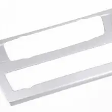 Для BMW X3 F25 2011-/X4 F26-17 автомобильный Стайлинг ABS Матовый Хром Центр CD панель Крышка отделка Аксессуары 3D наклейки 1 шт