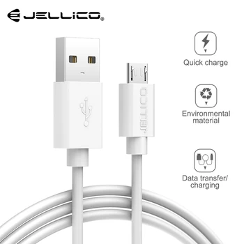

Jellico Micro USB Cable Fast Charging Wire Data Micro USB Cable for Xiaomi Samsung Android Microusb Charger Cord Phone Cable