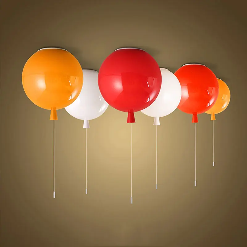  Colorful balloon ceiling lightkid child bedroom lamp baby room lightstudy living room kindergarten  - 32803512221