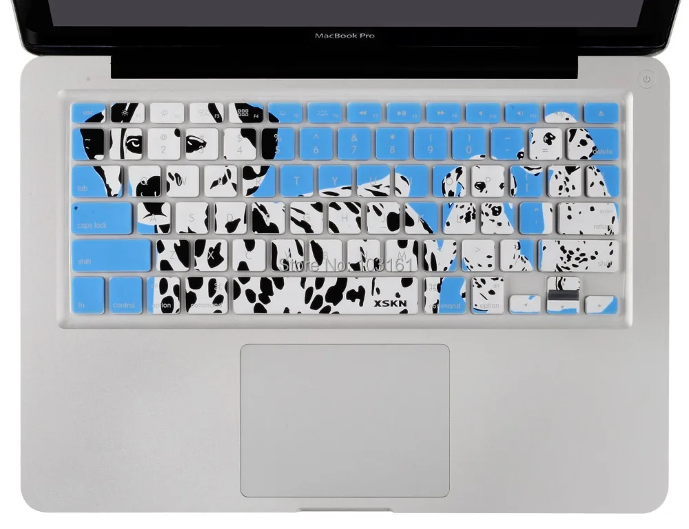 Красочные Spotdog дизайн ноутбука пылезащищенные силиконовые клавиатуры крышка для Macbook, 13 15, беспроводной, Клавиатура США