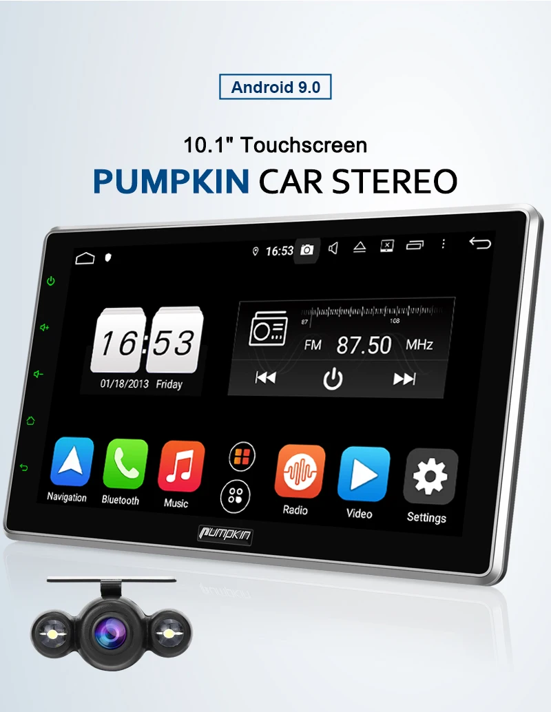 Clearance Pumpkin 2 Din 10.1