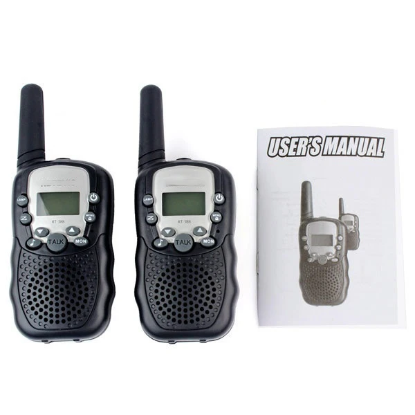 TWO Set Children Phone Wireless Walkie Talkie Electronic Gadgets Battery Operated Radios Walkie Talkie Toy Child 5