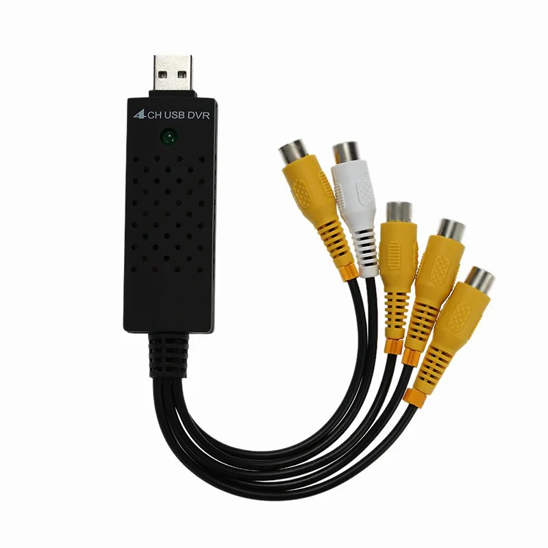 4 канальный USB видео захвата карта DVR для монитор камеры CCTV DVD 4CH Usb dvr карты доска VHS