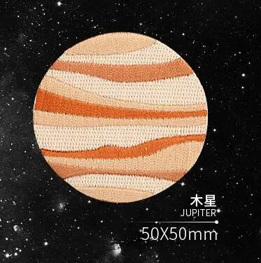 ZOTOONE  12 Style  Iron-On Universe Astronaut Planet Patch Stickers Patches For Clothing Embroidery Patch Planet D1 
