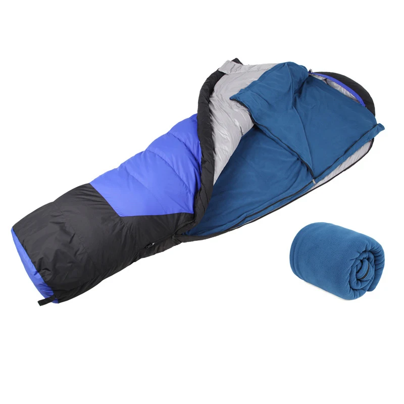 free shipping Brand AOTU ultra fine fleece splicing single sleep bag