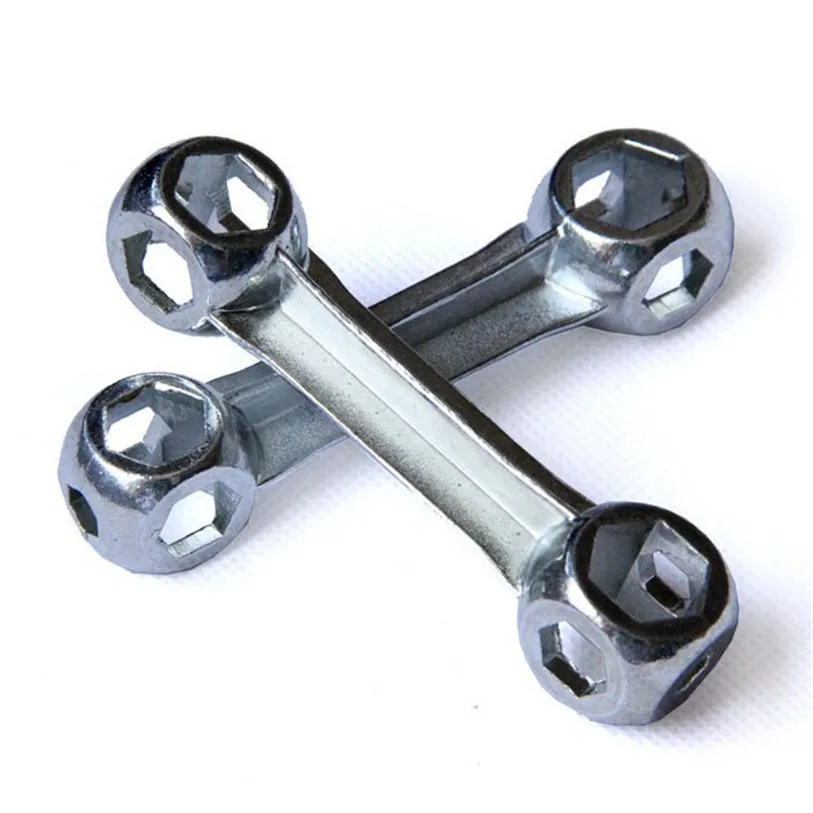 

New High Quality 10 in 1 Portable Dog Bone Shape Bike Bicycle Cycling Hexagon Wrench Repair Tool Bicycle Accessories Feb 21