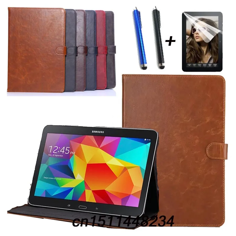Luxury high quality Leather case For Samsung Tab 4 10.1 Luxury high quality Leather case For Samsung Tab 4 10.1