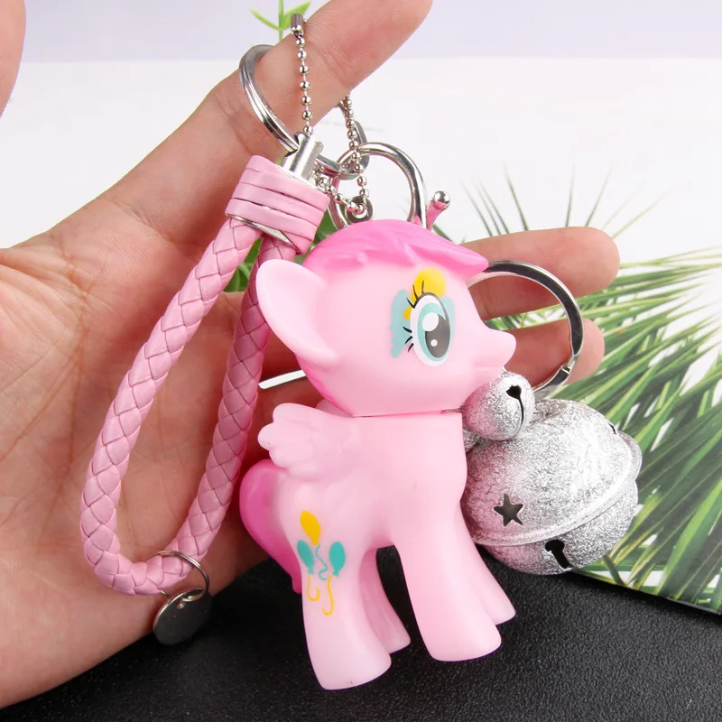 

Keychain Korean Dream Ins Net Red Travel Frog Cartoon Unicorn Bell Bag Pendant Gift sublimation blanks BB barking