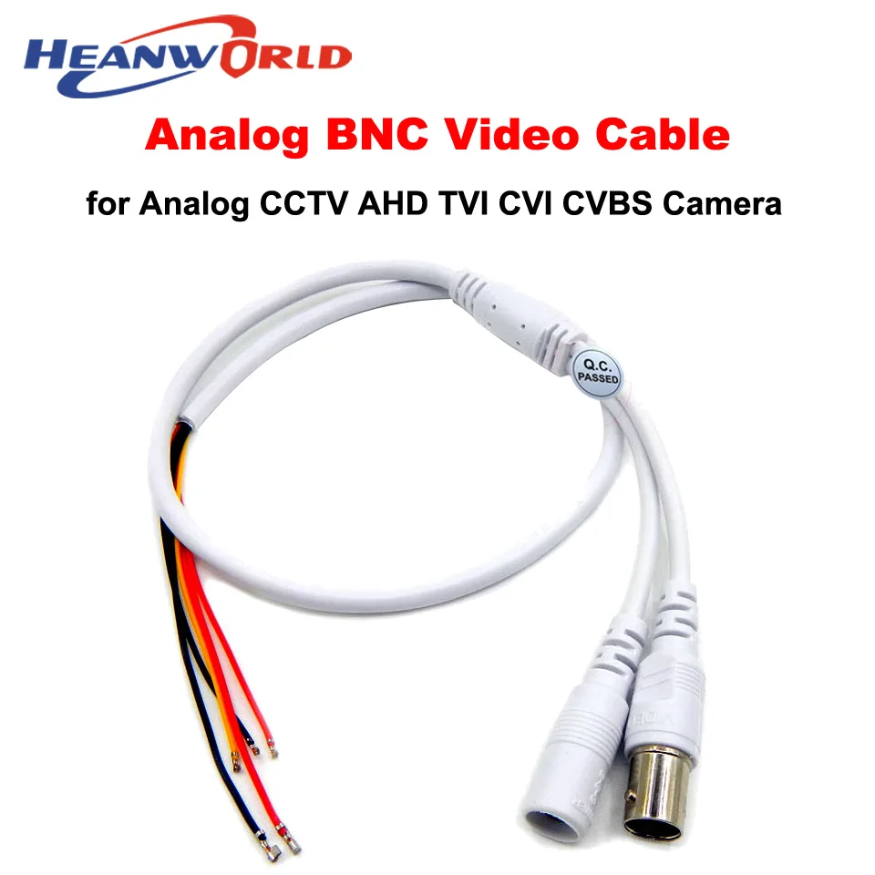 Heanworld 5 core wire Analog BNC Video Cable 5 pin Cord video power Cord for Analog CCTV AHD TVI CVI CVBS Camera security system Heanworld 5 core wire Analog BNC Video Cable 5 pin Cord video power Cord for Analog CCTV AHD TVI CVI CVBS Camera security system