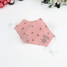 5pcs/Pack Spring Linen masks American literary men and women personality dust masks Original print thin anti haze maska