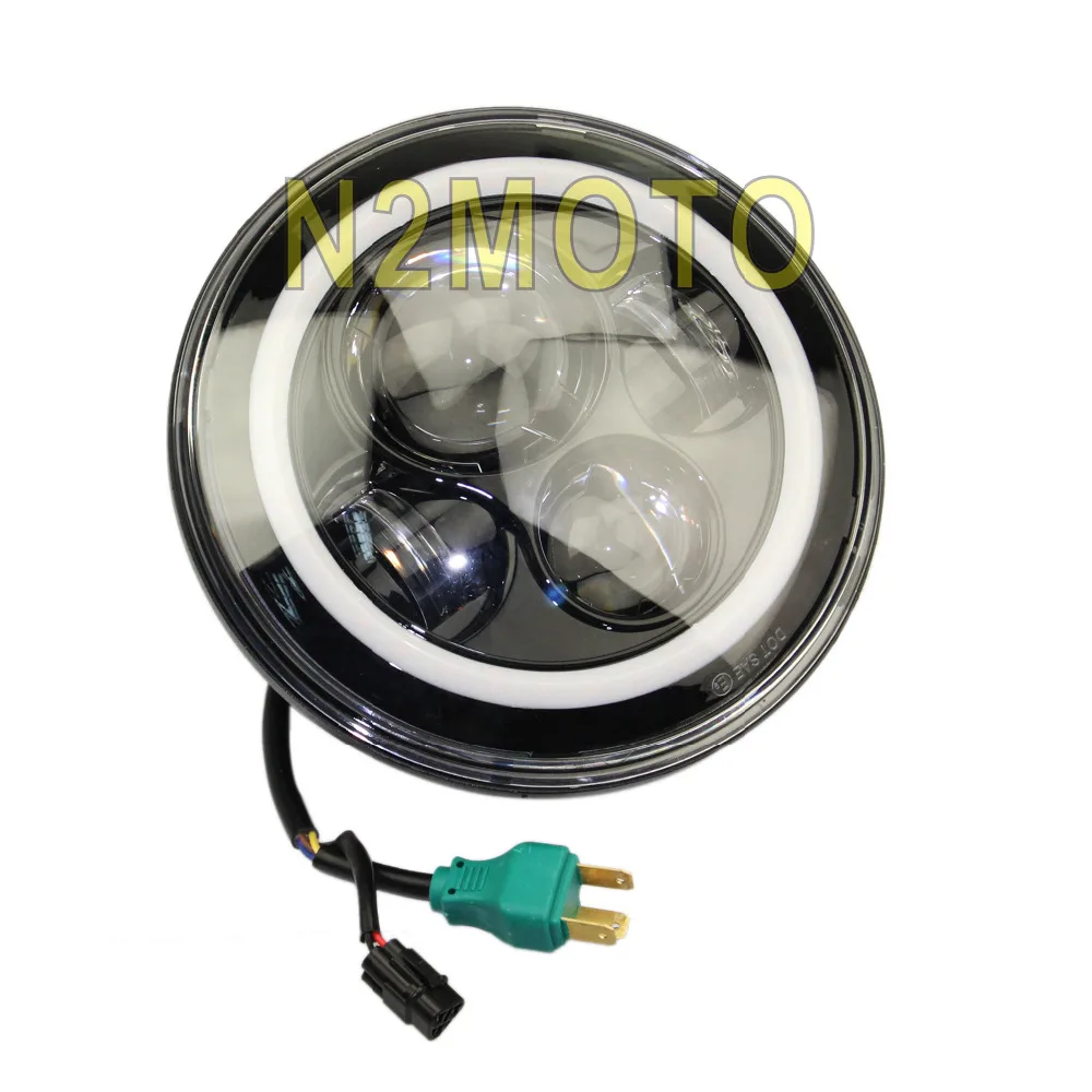 

40W 7" Motorcycles Projector Daymaker LED HI/LO Headlamp Motorcross Headlight for Haley Jeep Cafe Racer Cruiser Car Styling