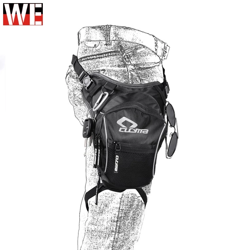 

CUCYMA Motorcycle Leg Bag Motocross Drop Backpack Waterproof Outdoor Sports Travel MOTO Racing Bag for Cell Phone Wallet Stuff