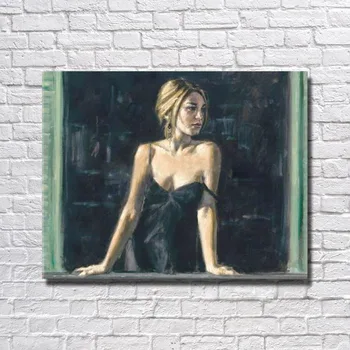 

Figure Canvas Pictures Hand made American Girl Oil Painting Living Room Wall Picture Large Canvas Paintings No framed