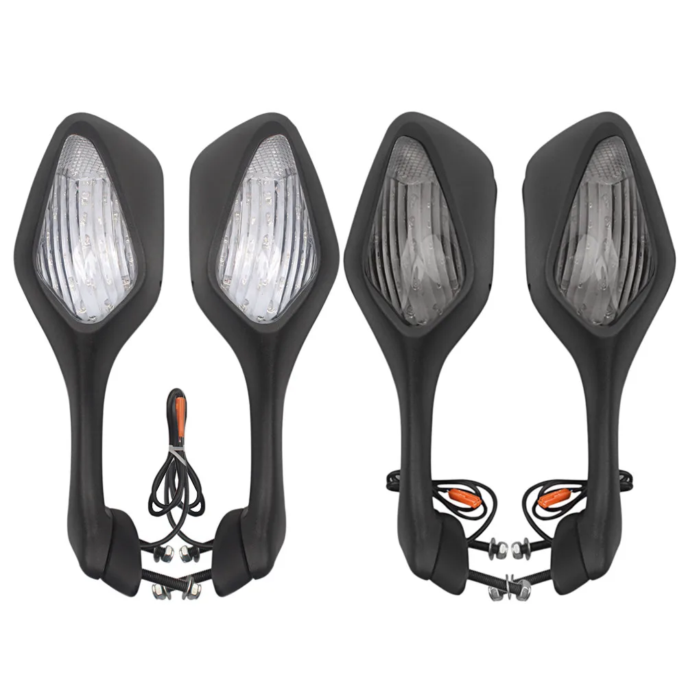 

Motorcycle Side Rearview Mirror Rear View Mirrors W/ LED Turn Signal For Honda CBR1000RR CBR 1000 RR 2008-2013 2009 2010 2011 12