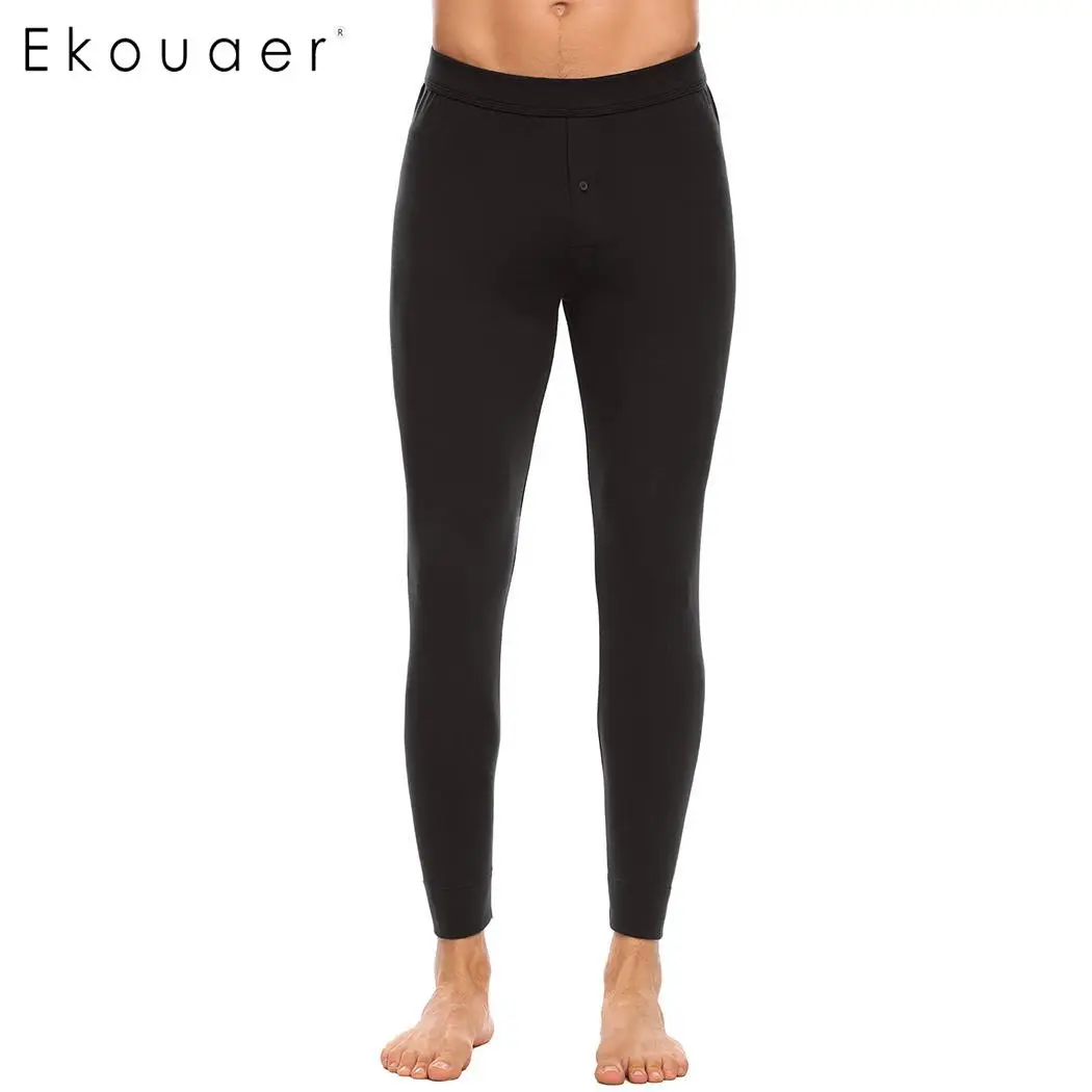 Buy Ekouaer Pajamas Pants Long Johns Sleep Bottoms