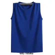 Толстовка для фитнеса Мужская 6XL жилет 7XL рукав большой размер 5XL Свободные хлопчатобумажные баскетбольные кольца черный серый красный