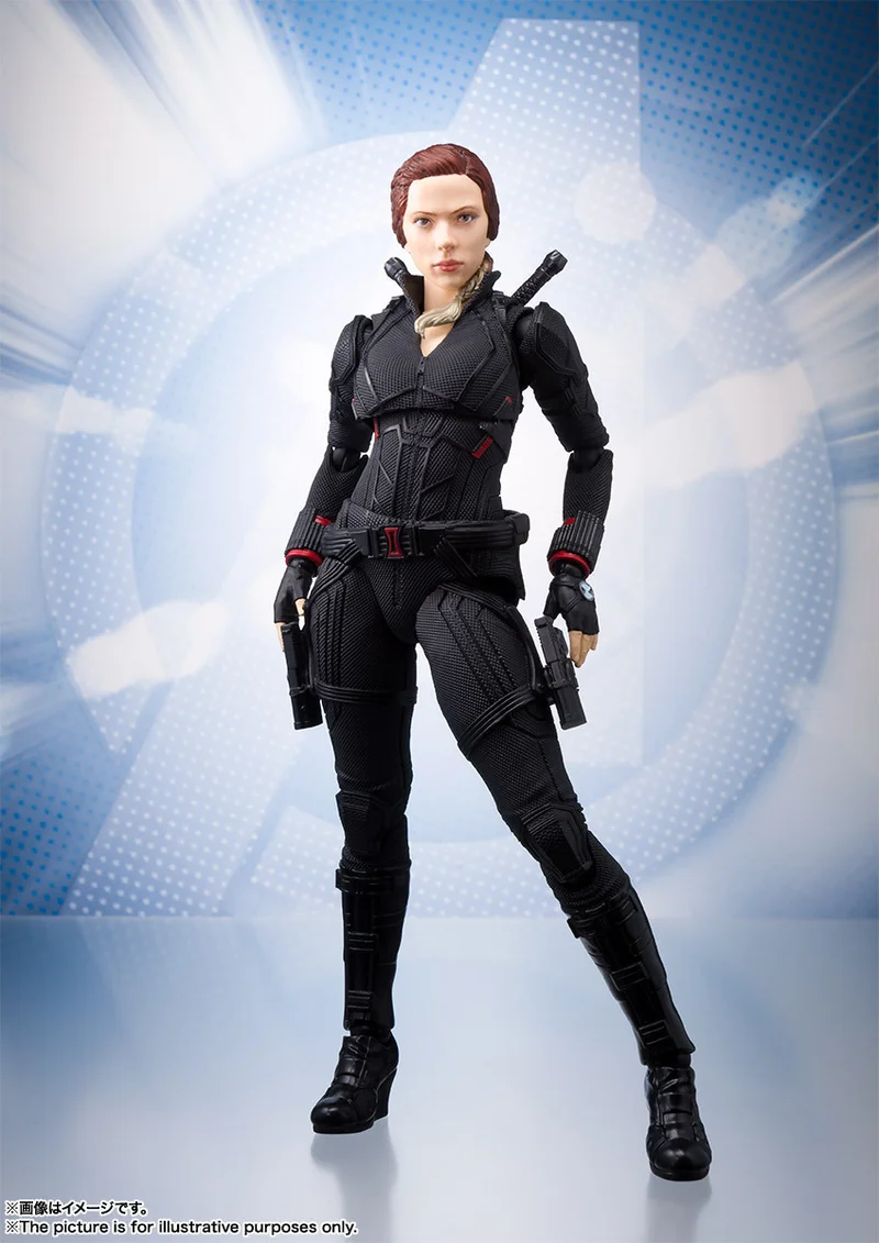 

6inch 15cm Marvel Avengers 4 Endgame SHFiguarts Black Widow Action Figure Model Toys Doll for Gift