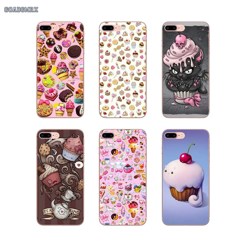 

For Samsung Galaxy A10 A30 A40 A50 A60 A70 A6 A8 A9 plus 2018 A6S A9S A8 A9 Star Lite TPU Cases Chocolate Cupcakes Pattern Cover