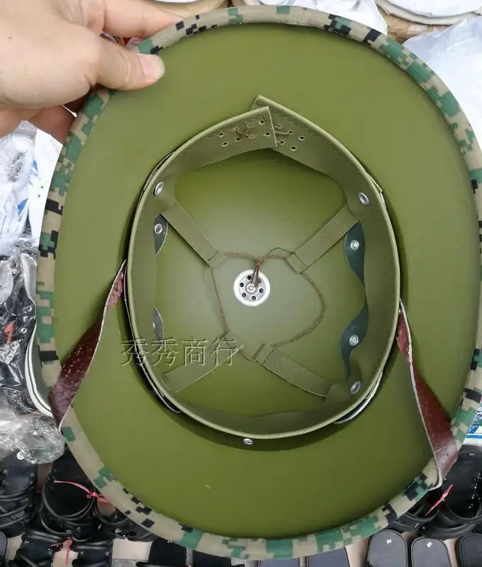 Вьетнамская армейская шляпа NVA VIETCONG VC PITH HELMET EXPLORER камуфляжная со