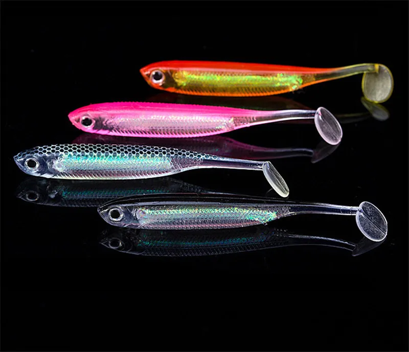 5pcs 7.5cm/2.2g soft lure soft bait sea fishing lure soft fishing lure