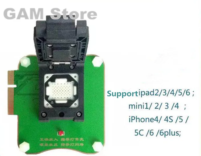 JC программист Pro 1000S NAND Flash Memory IC для iPad/iPhone чип жесткого диска для iCloud разблокировка, не удаляемый адаптер записи чтения - Цвет: For iPad iPhone 4-6