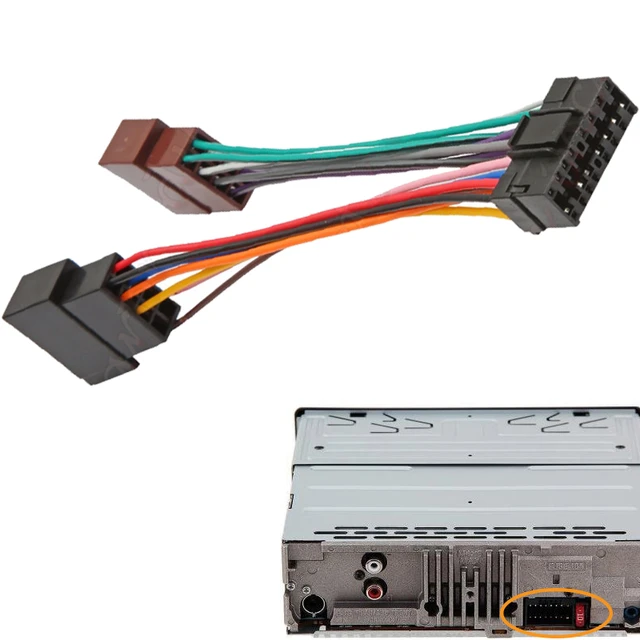 Adaptateur autoradio cable-> iso sony 16 pin nc - Conforama