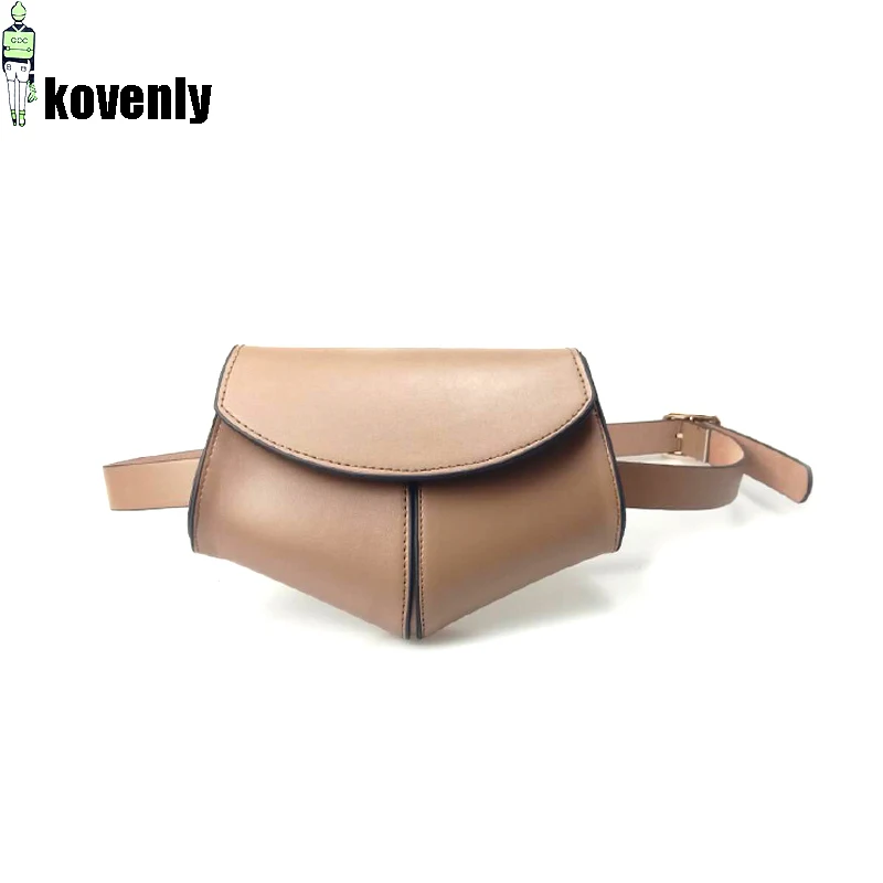 Coffee waist bag Женская поясная сумка под змеиную кожу, женская новая модная поясная сумка на пояс, мини сумка на пояс для дискотеки, кожаная маленькая сумка на плечо, 040301 - Цвет: Coffee waist bag