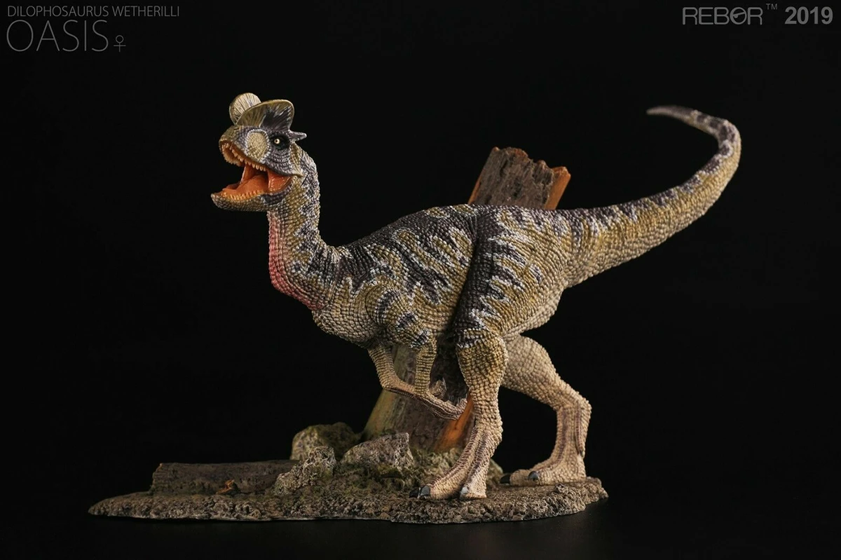 Ребор Юрского периода дилофозавр пара Dilo коллектор динозавр модель древний декор с животными игрушка подарок