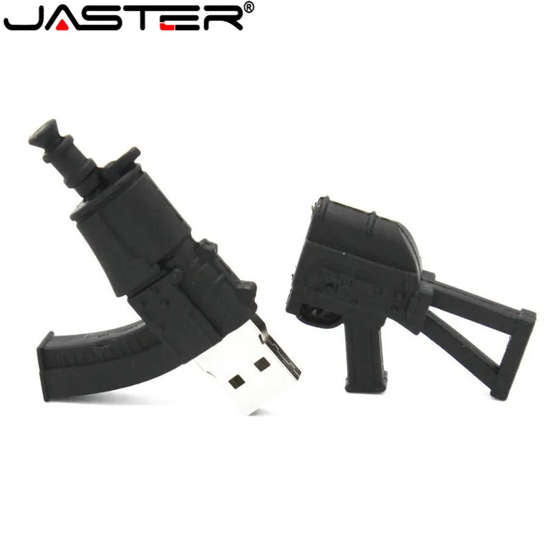 JASTER Cool ak47gun модель usb флеш-накопитель usb 2,0 пистолет Флешка 8 ГБ 16 ГБ 32 ГБ 64 Гб карта памяти флешки подарки