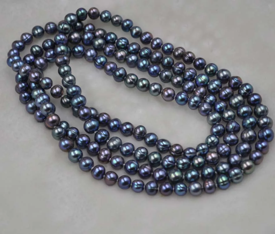 long real pearl necklace