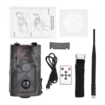 

1080P HD Phone Trail Outdoor Wildlife Waterproof Infrared Night Vision Hunting Video Camera Support 2G GSM / MMS / SMTP / SMS