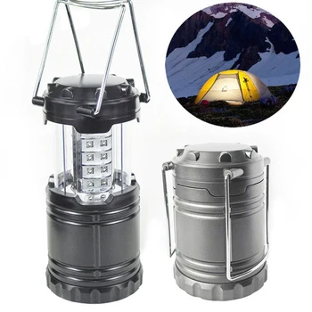 

30 LED 2W Ultra Bright Portable Camping Lantern Outdoor LED Tent Light Collapsible Lamp