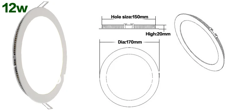 Luzes do Painel de Teto Pces Redondo Ultra Fino Smd 2835 Power Driver Branco Fresco 40 - 6 w 10 40 pces6 w redondo ultra fino smd